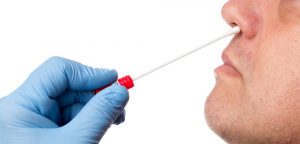 como coletar swab de nasofaringe
